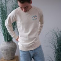 Salsa District- Merch - Mannelijke trui naturel raw- 4
