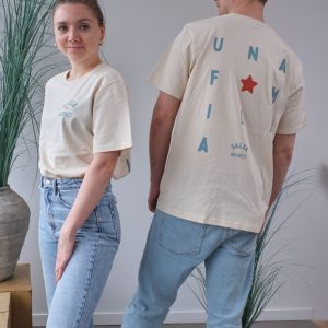 Salsadistrict- Merch - T-shirt natuurlijk rauw- 3