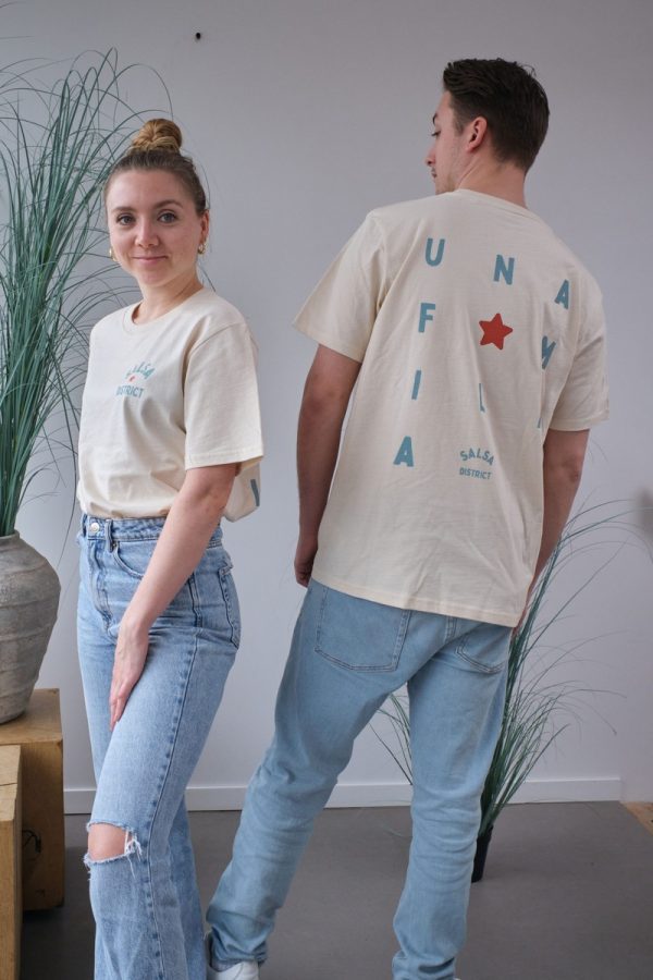 Salsa District- Merch - T-shirt natural raw- 3